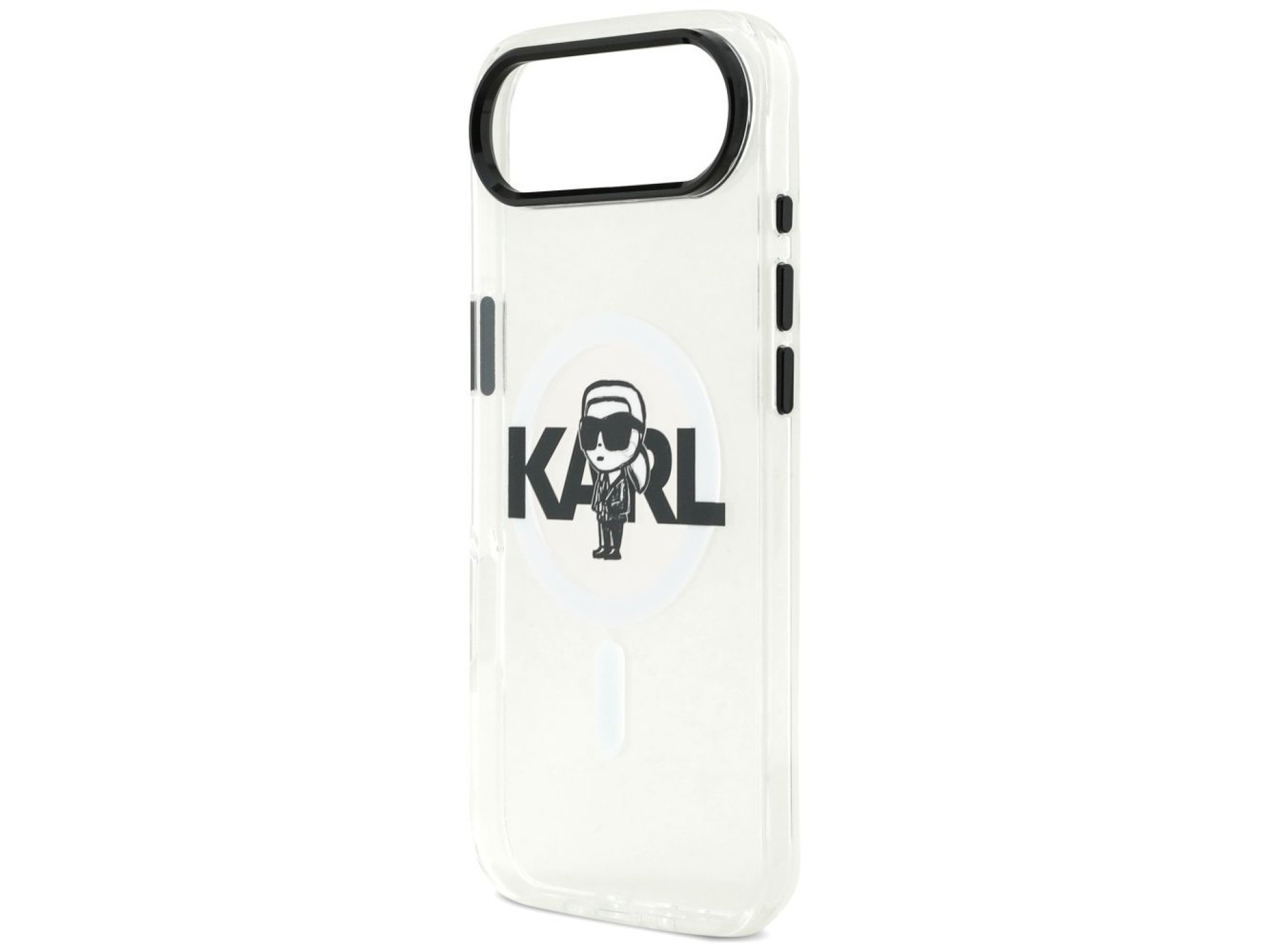 Karl Lagerfeld IML Karl Sketch Logo MagSafe Case for iPhone 17 Air - Transparent