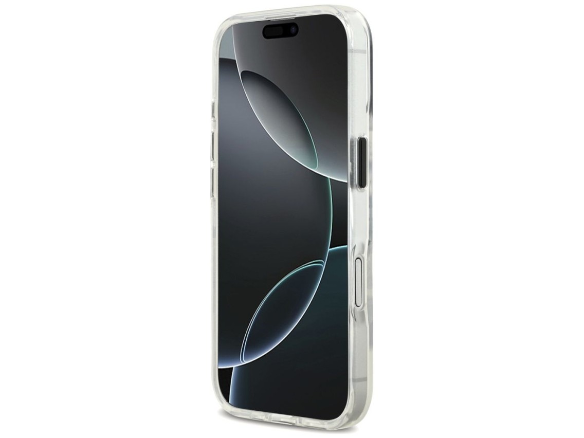 Karl Lagerfeld IML Karl Sketch Logo MagSafe Case for iPhone 17 - Transparent