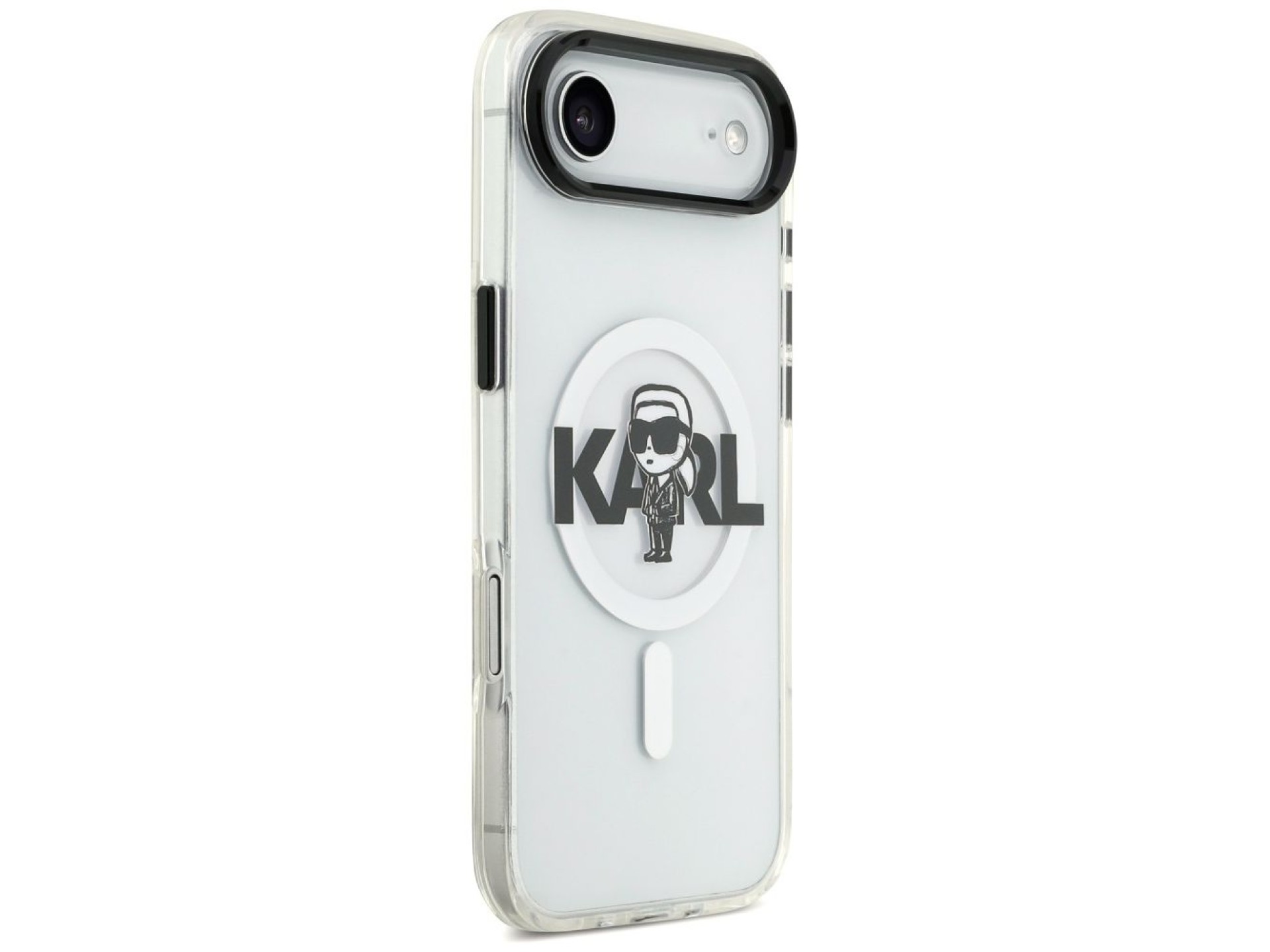 Karl Lagerfeld IML Karl Sketch Logo MagSafe Case for iPhone 17 Air - Transparent