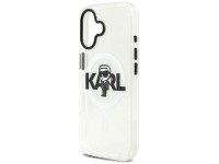 Karl Lagerfeld IML Karl Sketch Logo MagSafe Case for iPhone 17 - Transparent
