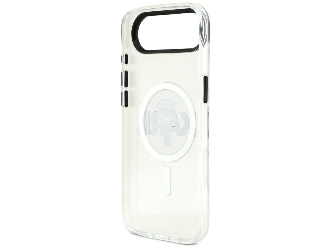 Karl Lagerfeld IML Karl Sketch Logo MagSafe Case for iPhone 17 Air - Transparent