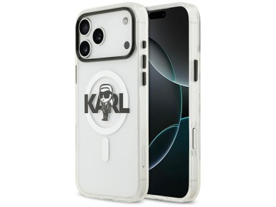 Funda Karl Lagerfeld IML Karl Sketch Logo MagSafe para iPhone 17 Pro Max - Transparente Funda Karl Lagerfeld IML Karl Sketch Logo MagSafe para iPhone 17 Pro Max - Transparente
