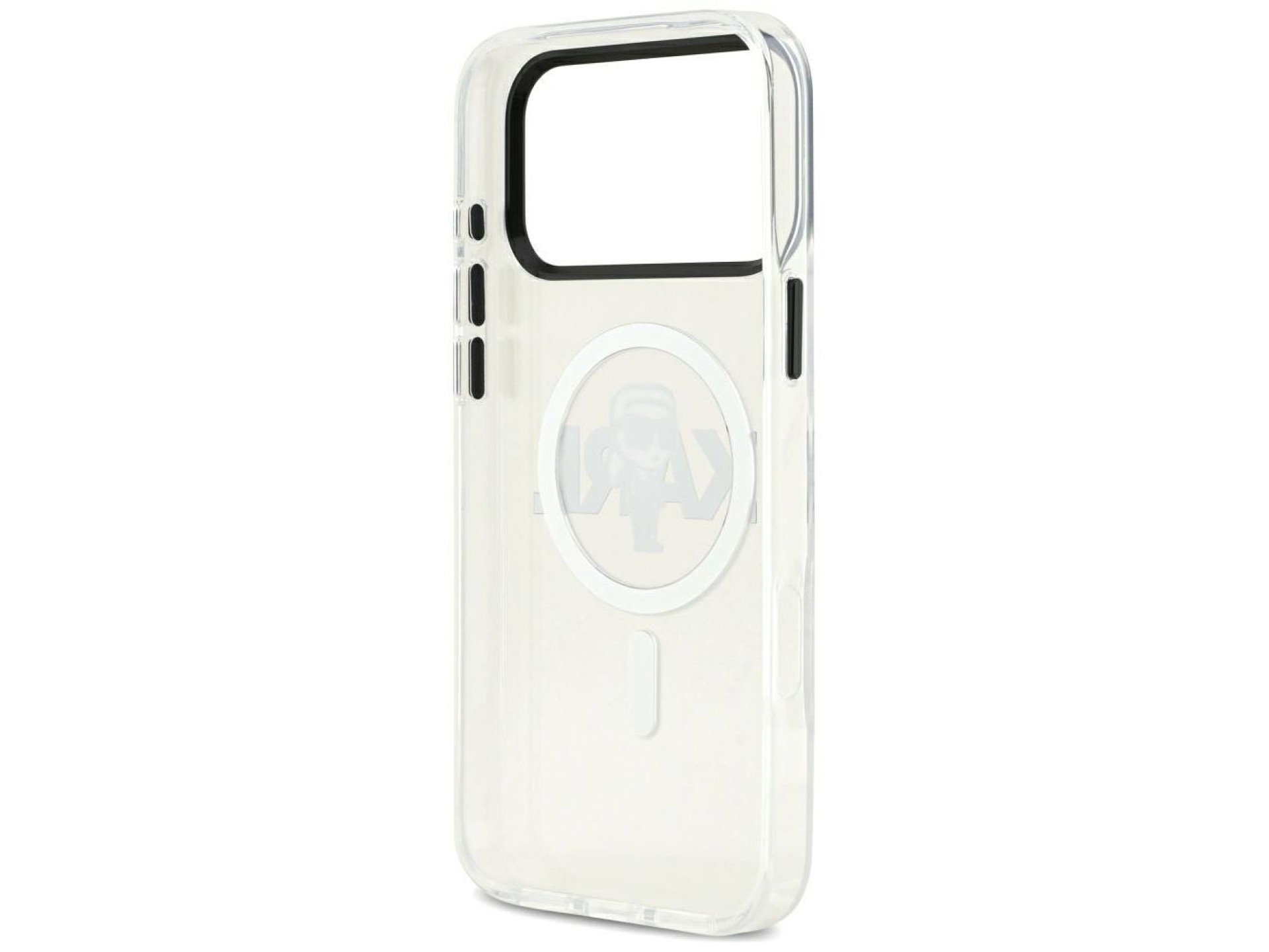 Capa MagSafe Karl Lagerfeld IML Karl Sketch Logo para iPhone 17 Pro Max - Transparente