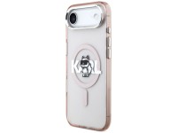 Capa MagSafe Karl Lagerfeld IML Choupette Sketch Logo para iPhone 17 Air - Rosa Capa MagSafe Karl Lagerfeld IML Choupette Sketch Logo para iPhone 17 Air - Rosa