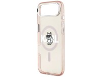 Capa MagSafe Karl Lagerfeld IML Choupette Sketch Logo para iPhone 17 Air - Rosa Capa MagSafe Karl Lagerfeld IML Choupette Sketch Logo para iPhone 17 Air - Rosa