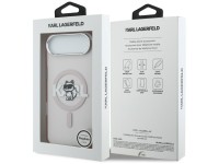 Capa MagSafe Karl Lagerfeld IML Choupette Sketch Logo para iPhone 17 Air - Rosa Capa MagSafe Karl Lagerfeld IML Choupette Sketch Logo para iPhone 17 Air - Rosa