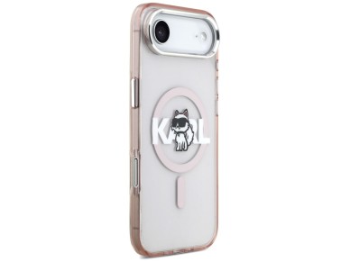 Karl Lagerfeld IML Choupette Sketch Logo MagSafe Case for iPhone 17 Air - Pink Karl Lagerfeld IML Choupette Sketch Logo MagSafe Case for iPhone 17 Air - Pink
