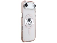 Capa MagSafe Karl Lagerfeld IML Choupette Sketch Logo para iPhone 17 Air - Rosa Capa MagSafe Karl Lagerfeld IML Choupette Sketch Logo para iPhone 17 Air - Rosa