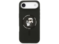 Funda de silicona Karl&Choupette Ring MagSafe de Karl Lagerfeld para iPhone 17 Air - Negra Funda de silicona Karl&Choupette Ring MagSafe de Karl Lagerfeld para iPhone 17 Air - Negra