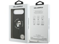 Funda de silicona Karl&Choupette Ring MagSafe de Karl Lagerfeld para iPhone 17 Air - Negra Funda de silicona Karl&Choupette Ring MagSafe de Karl Lagerfeld para iPhone 17 Air - Negra