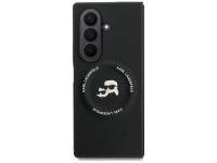 Karl Lagerfeld Karl&Choupette Logo MagSafe Case for Samsung Galaxy Z Fold7 - Black