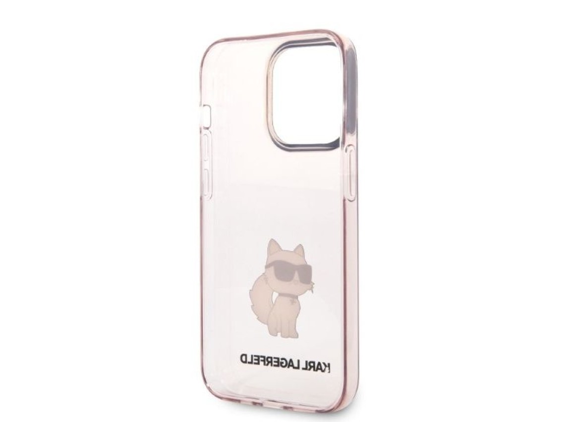 Karl Lagerfeld KLHCP14LHNCHTCP iPhone 14 Pro 6.1" pink/pink hardcase Ikonik Choupette