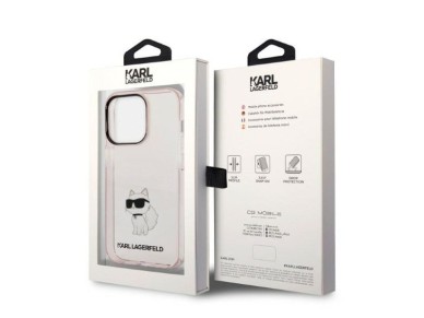 Karl Lagerfeld KLHCP14LHNCHTCP iPhone 14 Pro 6.1" rosa/rosa funda rígida Ikonik Choupette Karl Lagerfeld KLHCP14LHNCHTCP iPhone 14 Pro 6.1" rosa/rosa funda rígida Ikonik Choupette