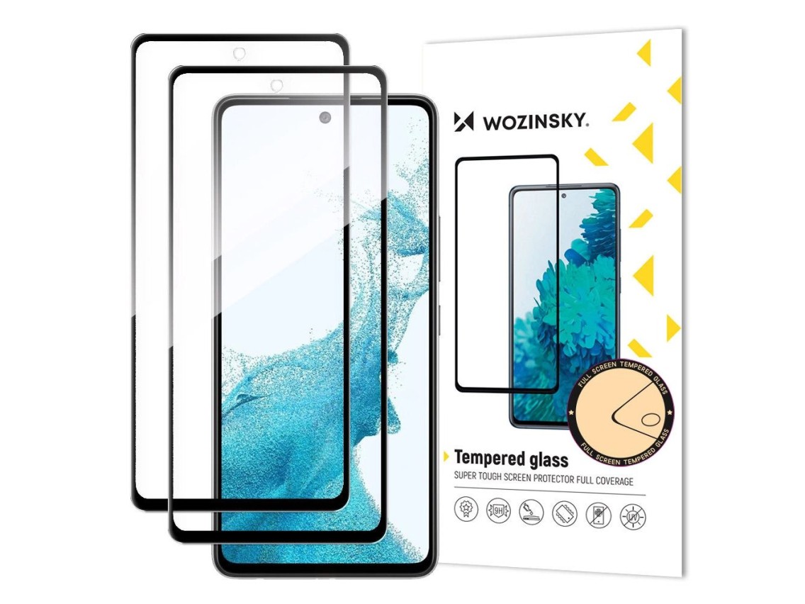 Película de vidro temperado Wozinsky com cola total para Samsung Galaxy S26 Plus, compatível com lei