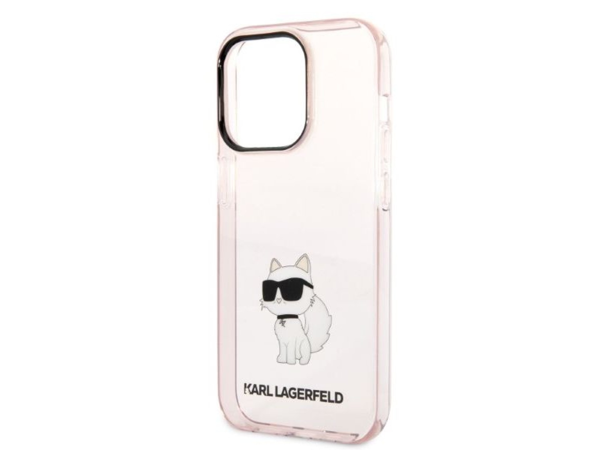 Funda Karl Lagerfeld Ikonik Choupette para iPhone 14 Pro Max - rosa