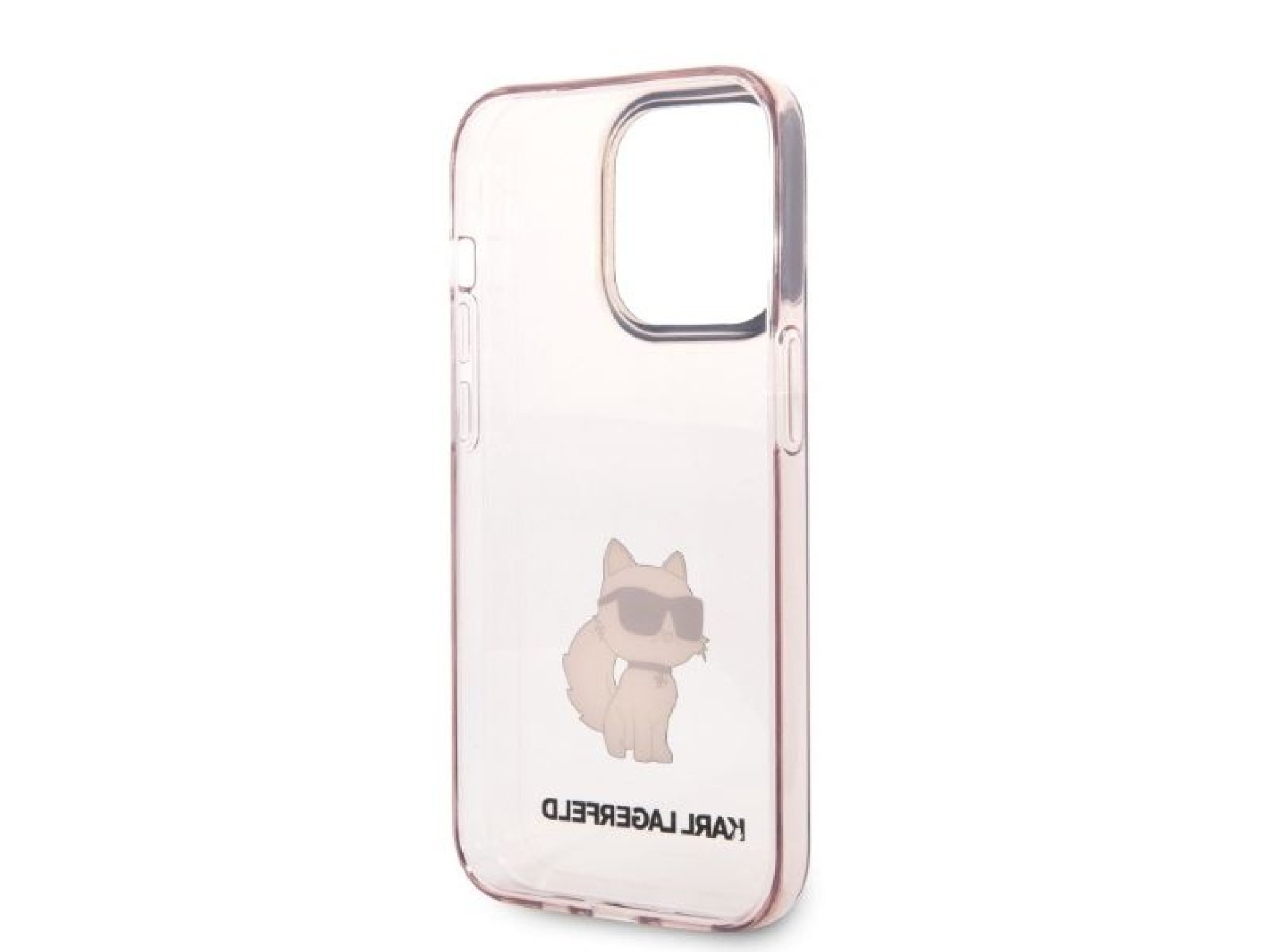 Funda Karl Lagerfeld Ikonik Choupette para iPhone 14 Pro Max - rosa
