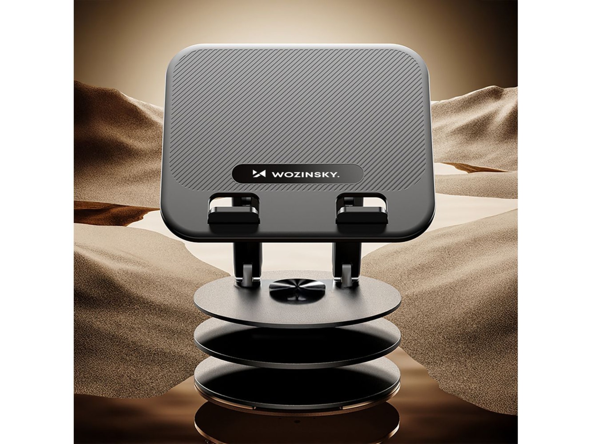 Suporte giratório Wozinsky WRS-K75 para laptop e tablet - preto