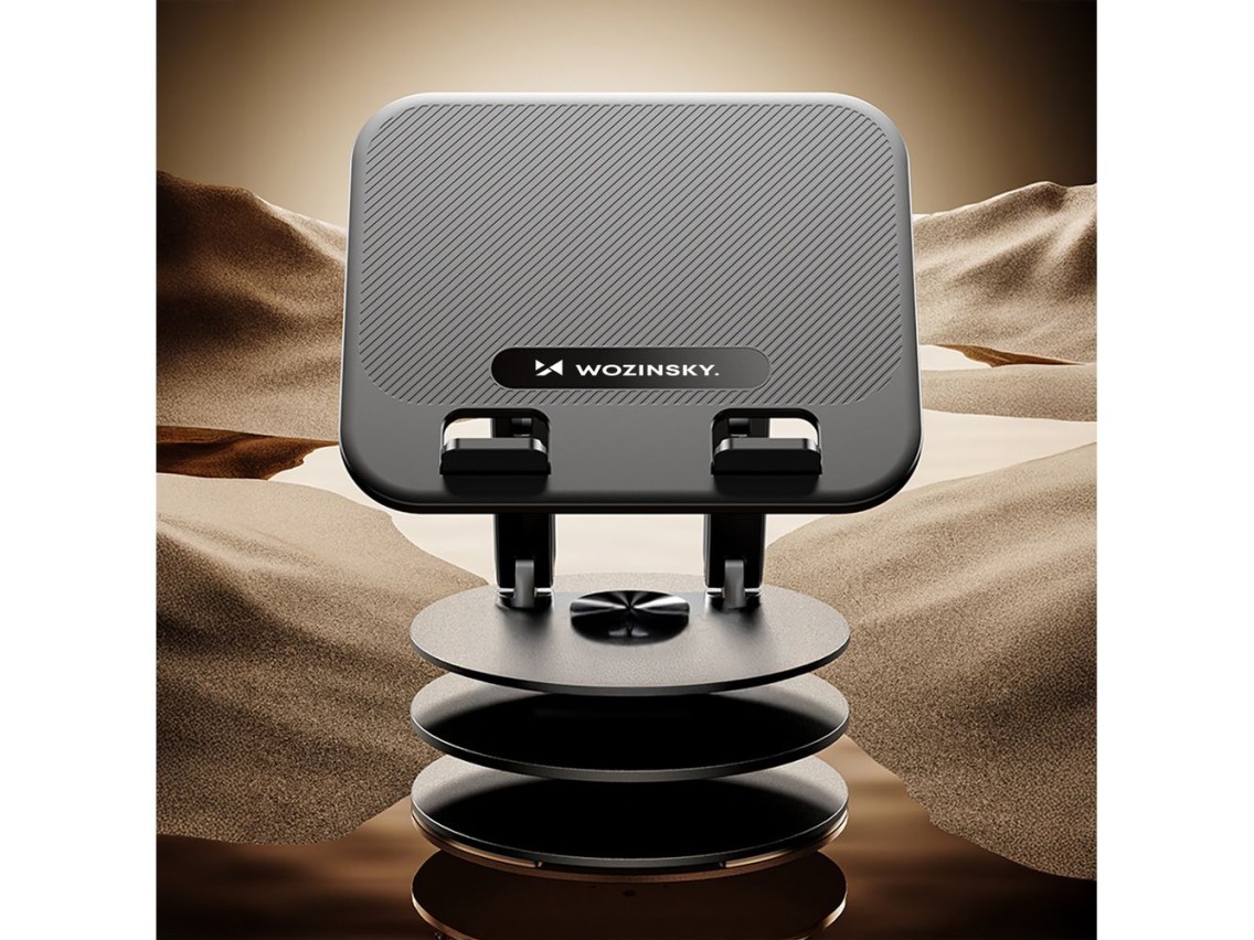 Suporte giratório Wozinsky WRS-K75 para laptop e tablet - preto