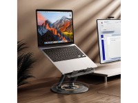 Suporte giratório Wozinsky WRS-K75 para laptop e tablet - preto Suporte giratório Wozinsky WRS-K75 para laptop e tablet - preto