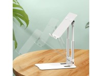 Wozinsky WPT-K28 Desk Stand for Phone Tablet Smartphone Holder Foldable - White Wozinsky WPT-K28 Desk Stand for Phone Tablet Smartphone Holder Foldable - White