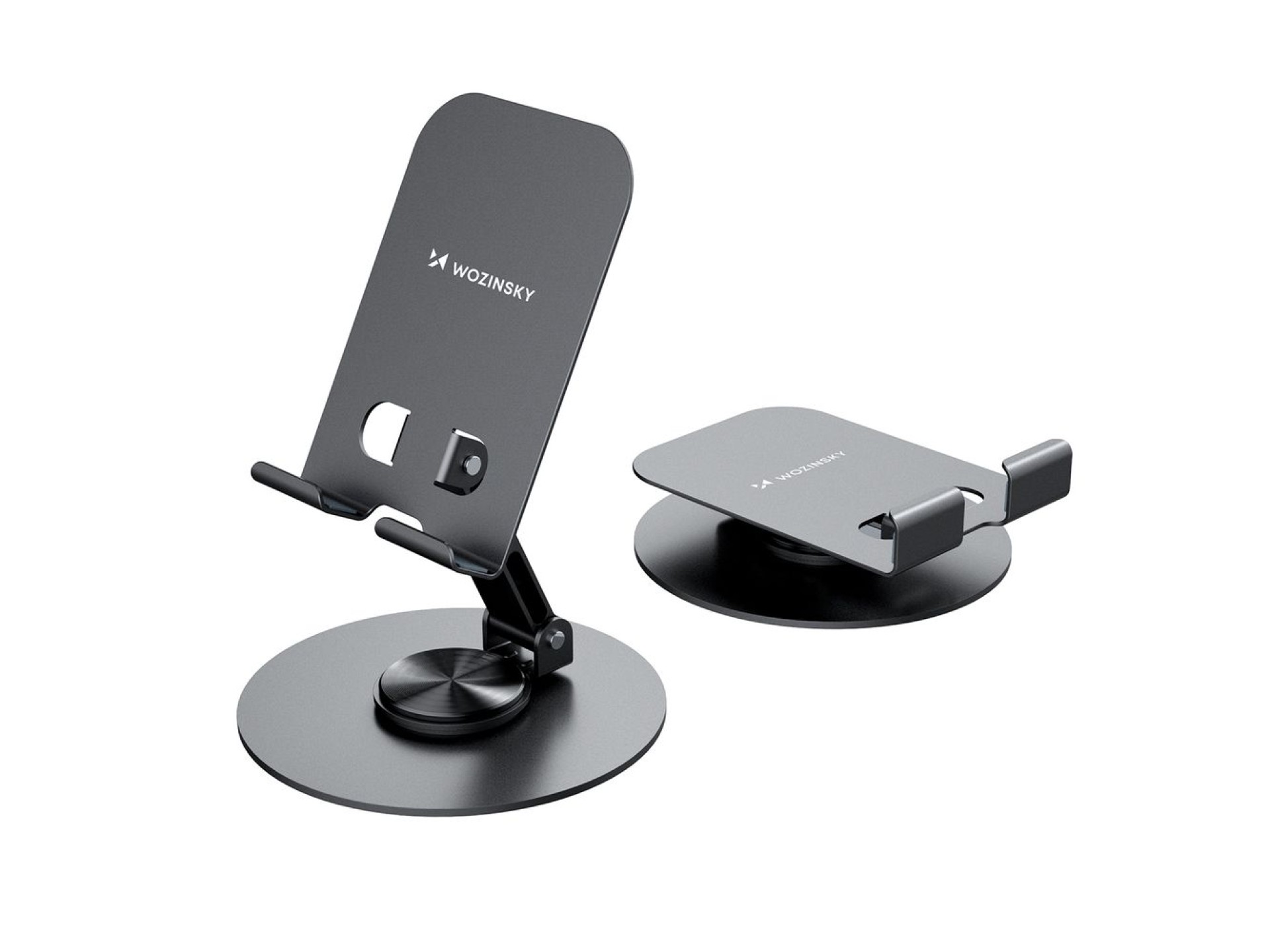 Soporte giratorio Wozinsky WPT-K95 para teléfono y tableta - gris