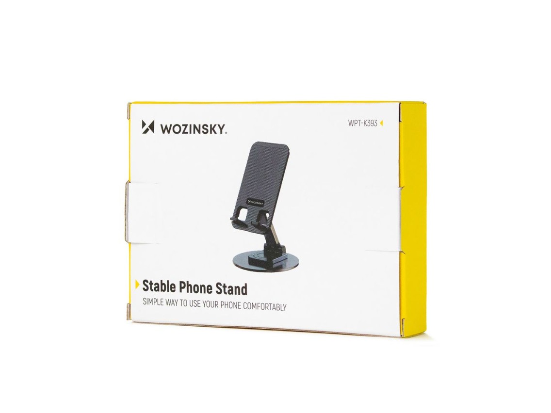 Suporte estável Wozinsky WPT-K393 para celular e tablet - preto