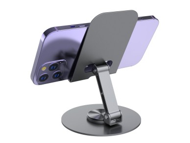 Soporte giratorio Wozinsky WPT-K95 para teléfono y tableta - gris Soporte giratorio Wozinsky WPT-K95 para teléfono y tableta - gris