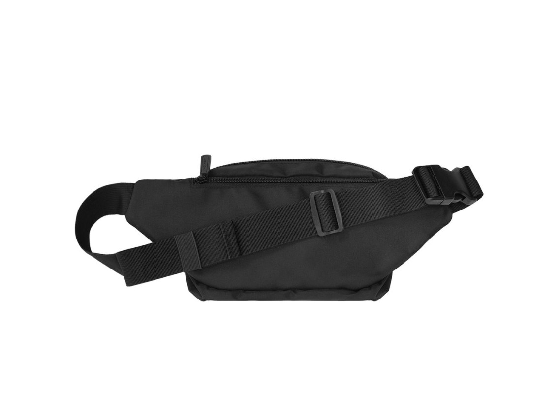Bolso bandolera unisex Wozinsky WSB-W1 con correa ajustable, impermeable - negro