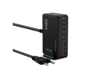 Wozinsky WSL-440 440W GaN QC3 Charging Station - Black