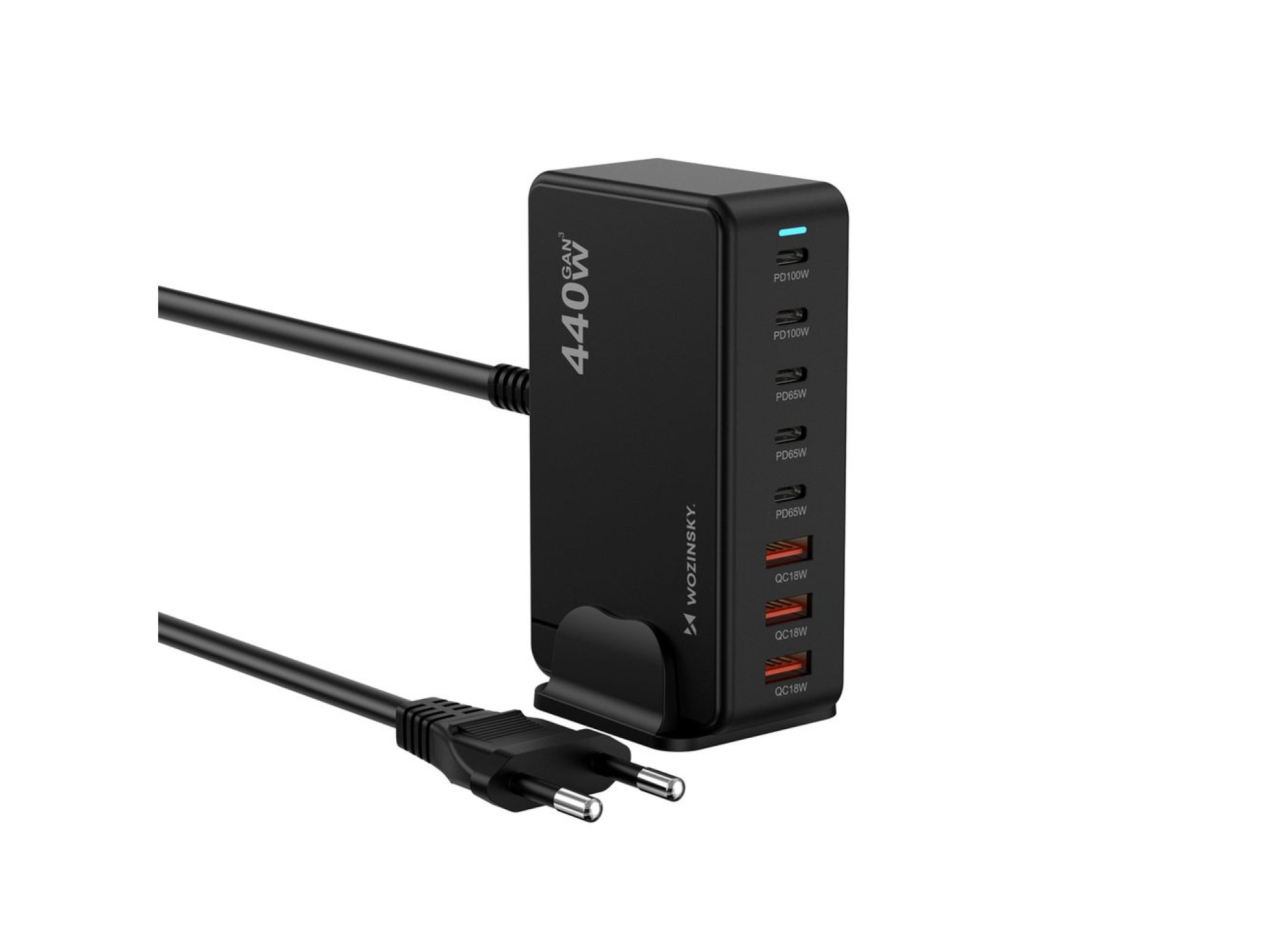 Wozinsky 240W GaN QC3 Charging Station - Black