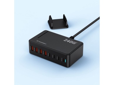 Wozinsky 240W GaN QC3 Charging Station - Black Wozinsky 240W GaN QC3 Charging Station - Black