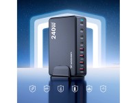 Wozinsky 240W GaN QC3 Charging Station - Black