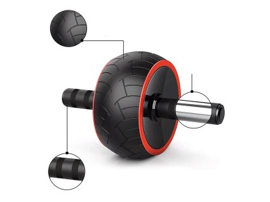 Wozinsky WKDC-17 Ab Wheel with Mat - Black