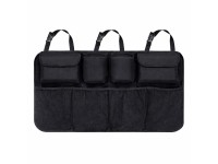 Wozinsky Large Car Organizer for Back Seat Backrest and Trunk - Black