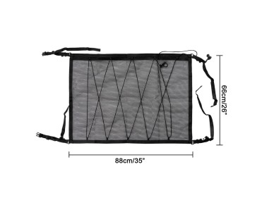 Wozinsky Universal Car Ceiling Organizer Mesh - Black Wozinsky Universal Car Ceiling Organizer Mesh - Black