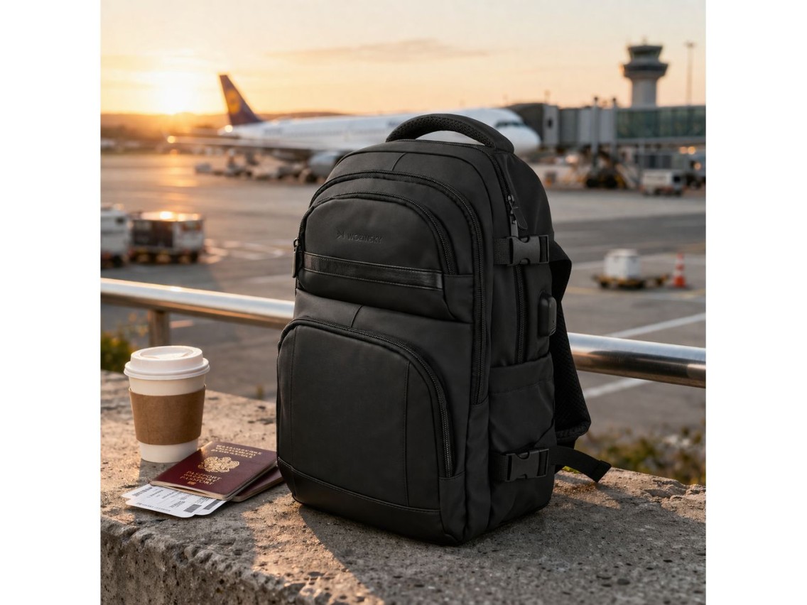 Mochila de viaje Wozinsky WPW-20L con bolsillo para port�til de 40x20x25 cm para la bodega del equip