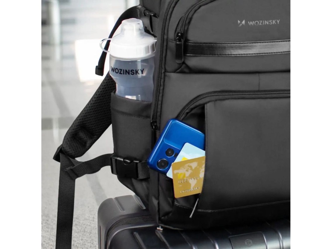 Mochila de viaje Wozinsky WPW-20L con bolsillo para port�til de 40x20x25 cm para la bodega del equip