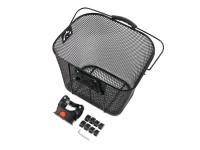 Cesta metálica para manillar de bicicleta Wozinsky WKM-MM - negra Cesta metálica para manillar de bicicleta Wozinsky WKM-MM - negra