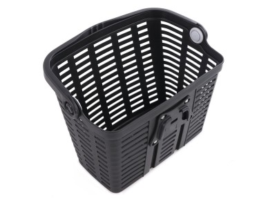 Wozinsky WKR-PK plastic handlebar bicycle basket - black Wozinsky WKR-PK plastic handlebar bicycle basket - black