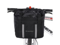 Cesta de bicicleta Wozinsky grande em tecido - preta Cesta de bicicleta Wozinsky grande em tecido - preta