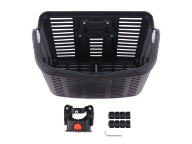 Wozinsky WKR-PK plastic handlebar bicycle basket - black Wozinsky WKR-PK plastic handlebar bicycle basket - black