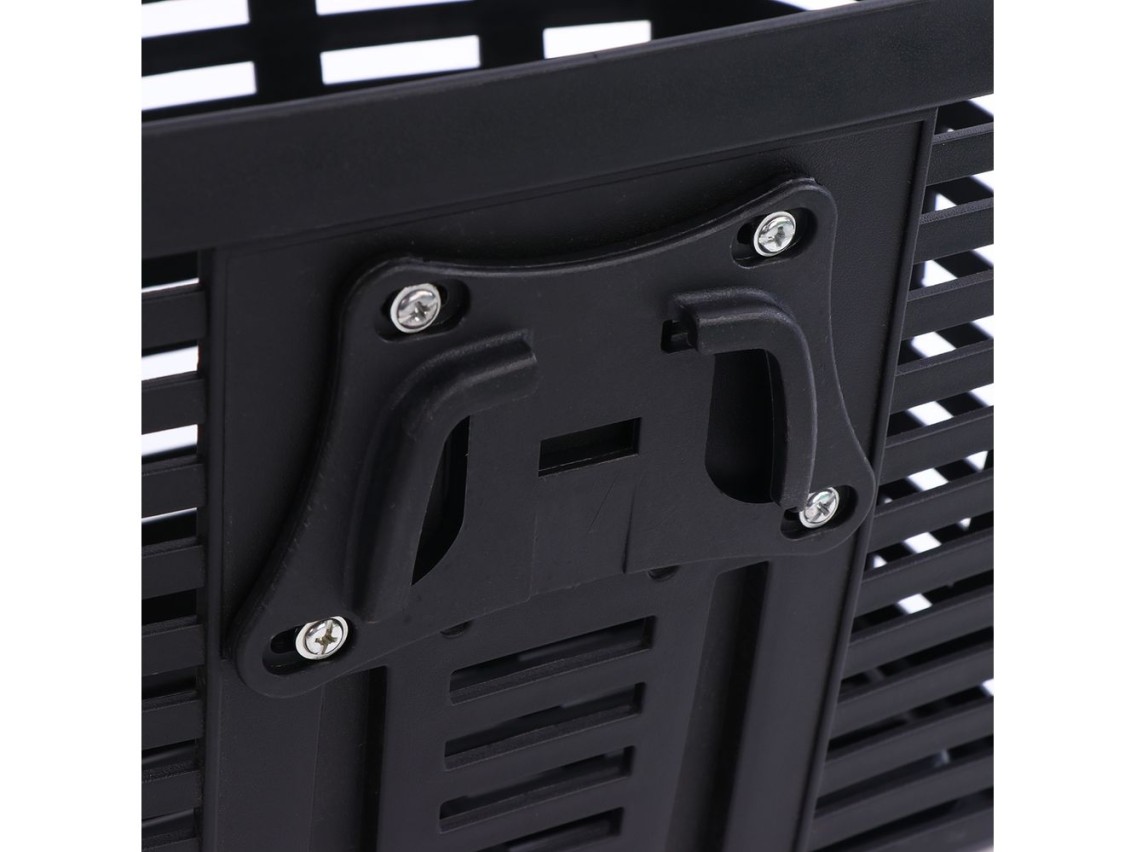 Wozinsky WKR-PK plastic handlebar bicycle basket - black