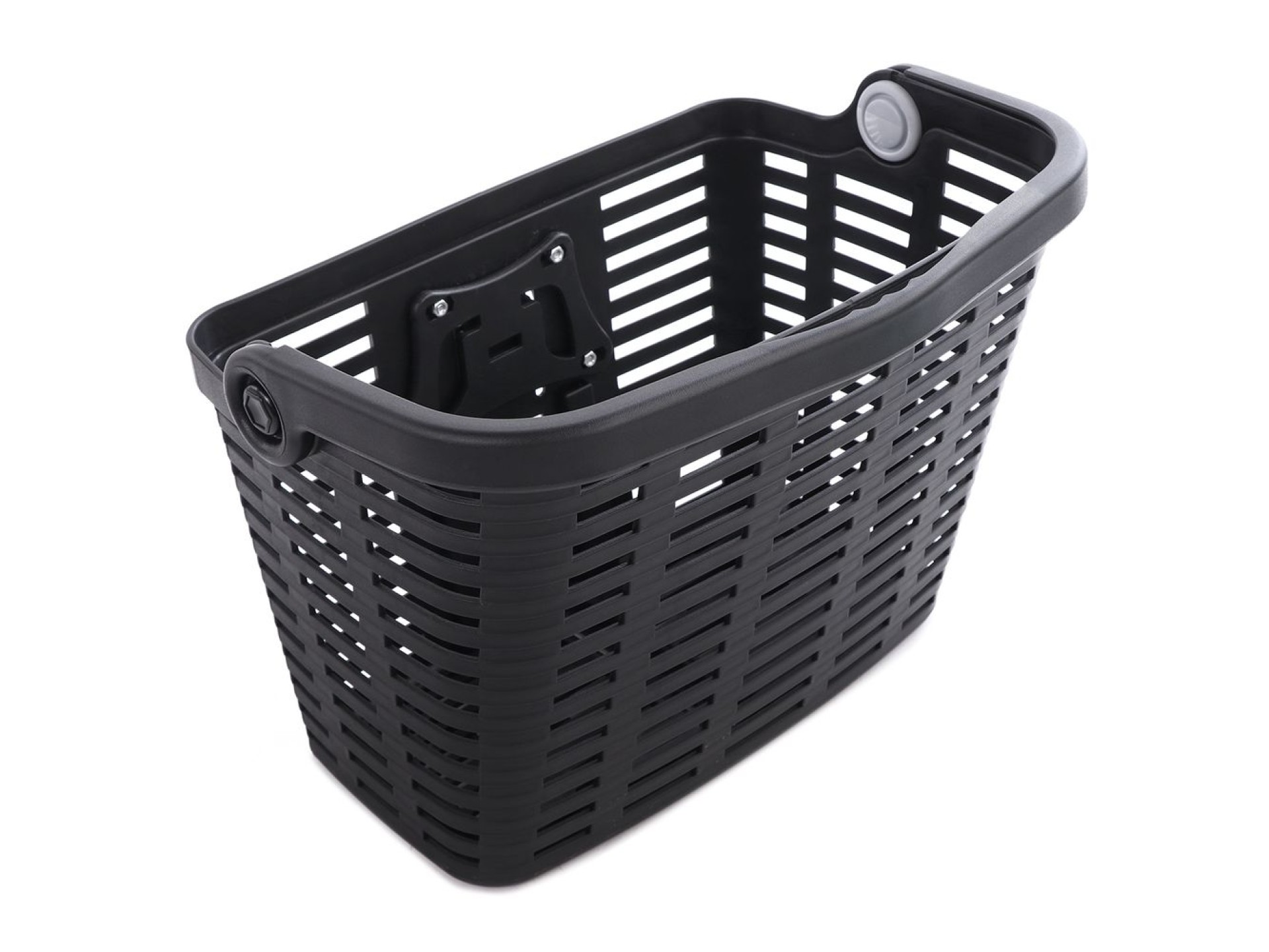 Wozinsky WKR-PK plastic handlebar bicycle basket - black