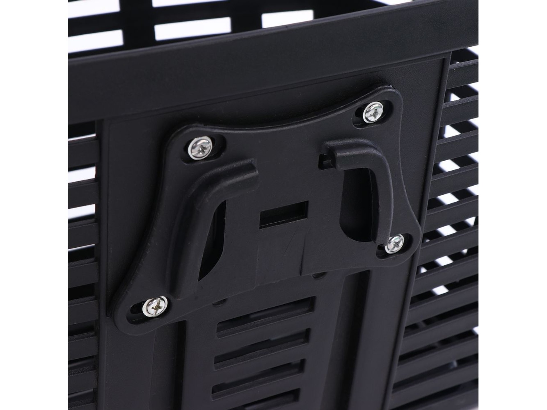 Wozinsky WKR-PK plastic handlebar bicycle basket - black