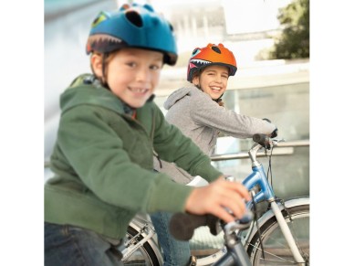 Casco de bicicleta infantil Wozinsky, estampado de dragón, ligero, talla S - Rojo Casco de bicicleta infantil Wozinsky, estampado de dragón, ligero, talla S - Rojo