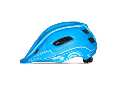 Wozinsky Kids Full Face Bike Helmet with USB Rear Light S - Blue Wozinsky Kids Full Face Bike Helmet with USB Rear Light S - Blue