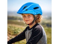Capacete infantil Wozinsky para ciclismo, com face integral e luz traseira USB, tamanho P - Azul Capacete infantil Wozinsky para ciclismo, com face integral e luz traseira USB, tamanho P - Azul