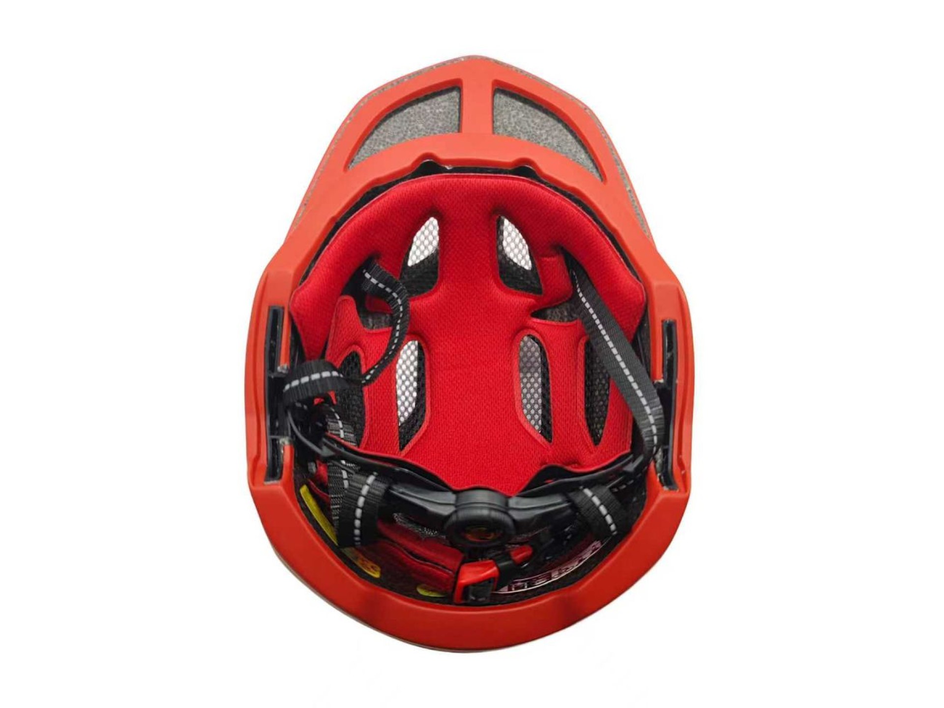 Wozinsky Kids' Full Face Bike Helmet with USB Rear Light S - Red and Yellow