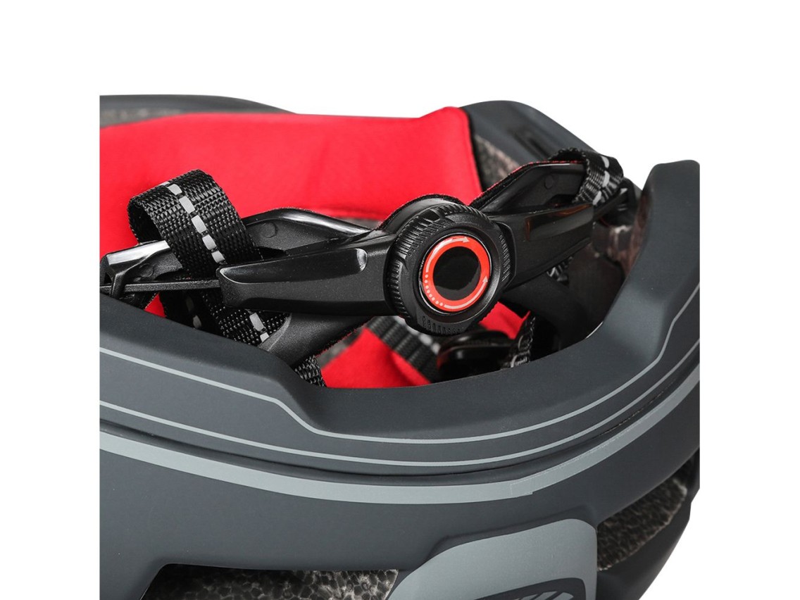 Capacete integral infantil Wozinsky para ciclismo com luz traseira USB - Tamanho P - Cinza