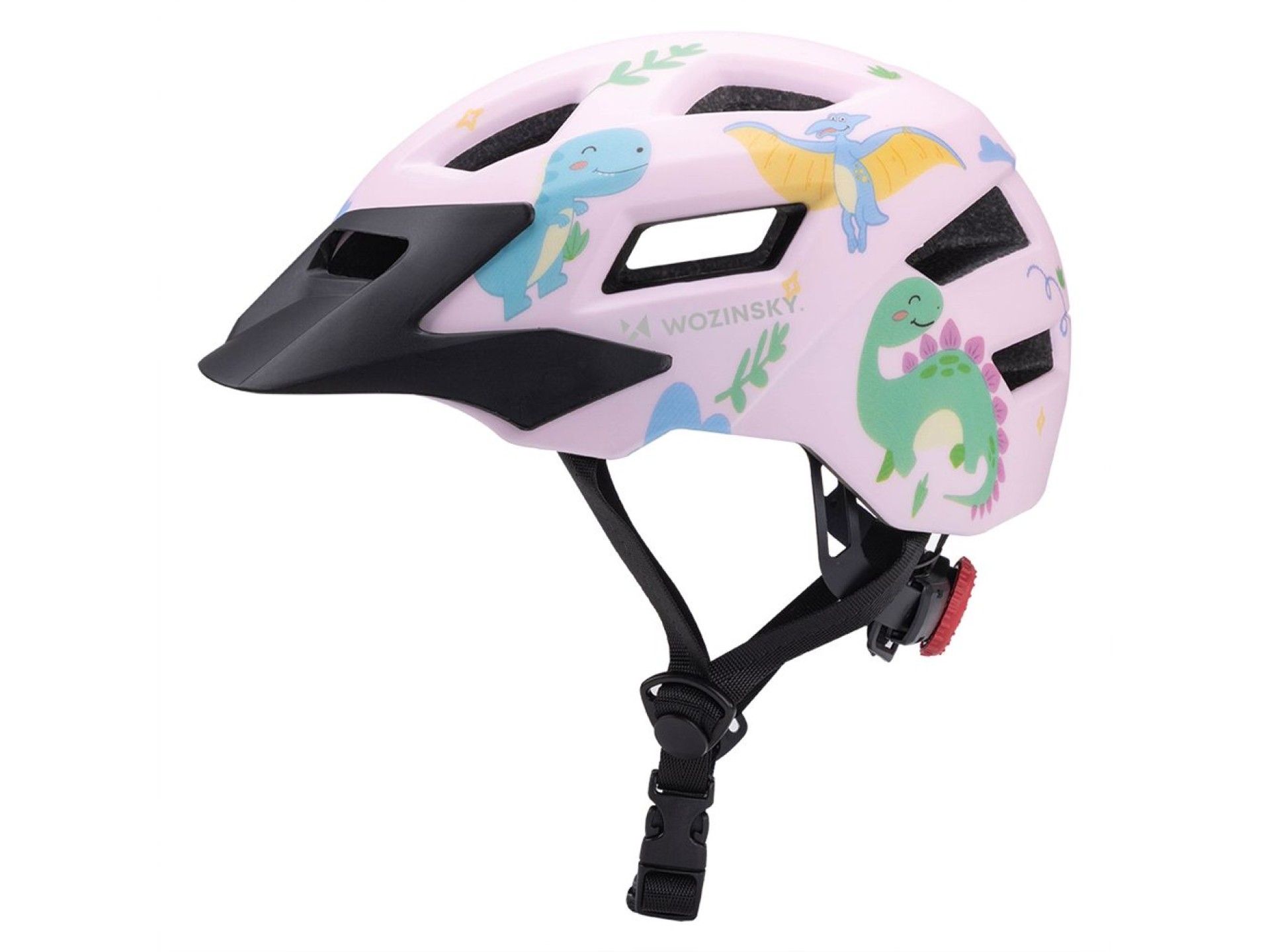 Wozinsky Children's MTB Bike Helmet with Detachable Visor XS - Pink